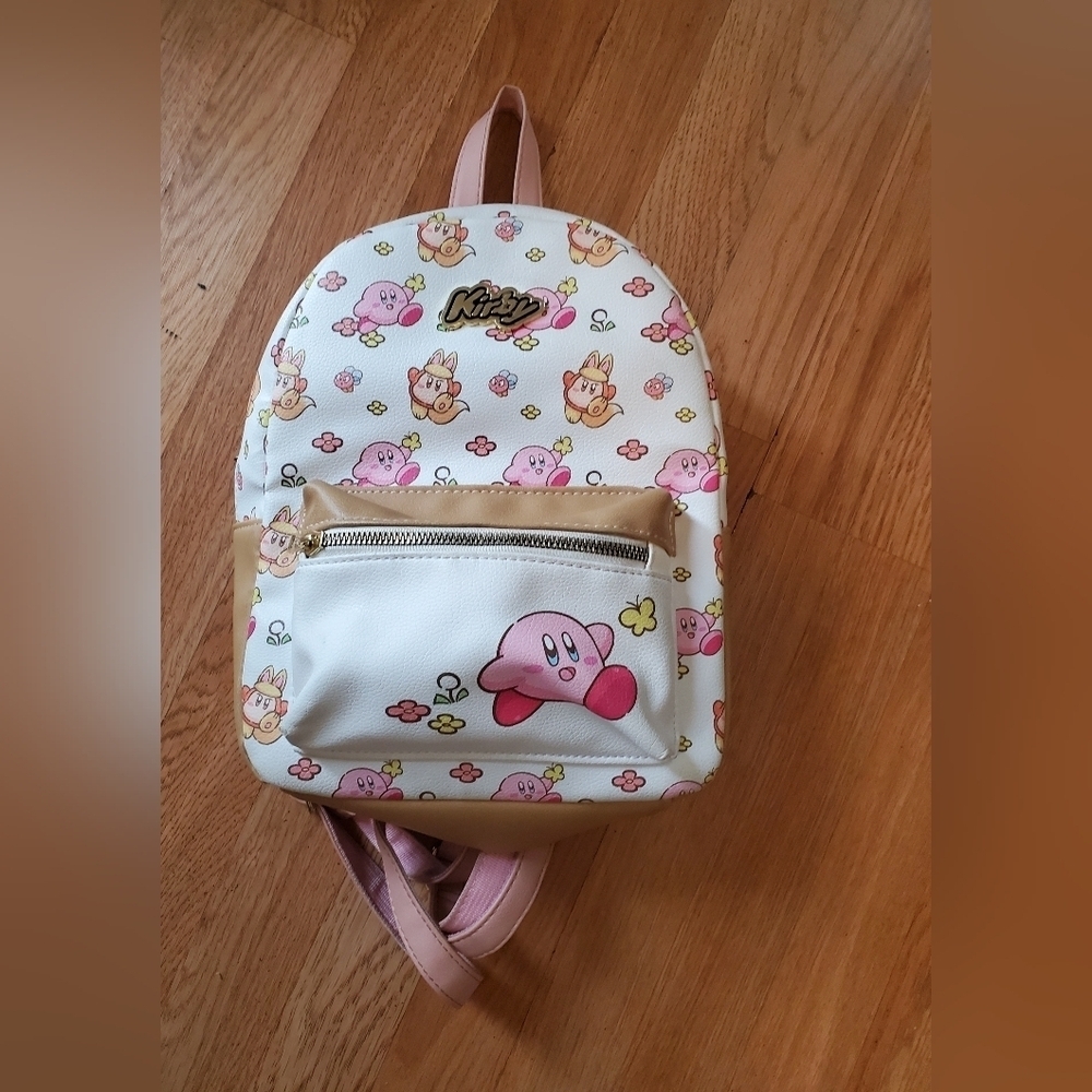 Hot Topic Kirby Themed Mini Backpack